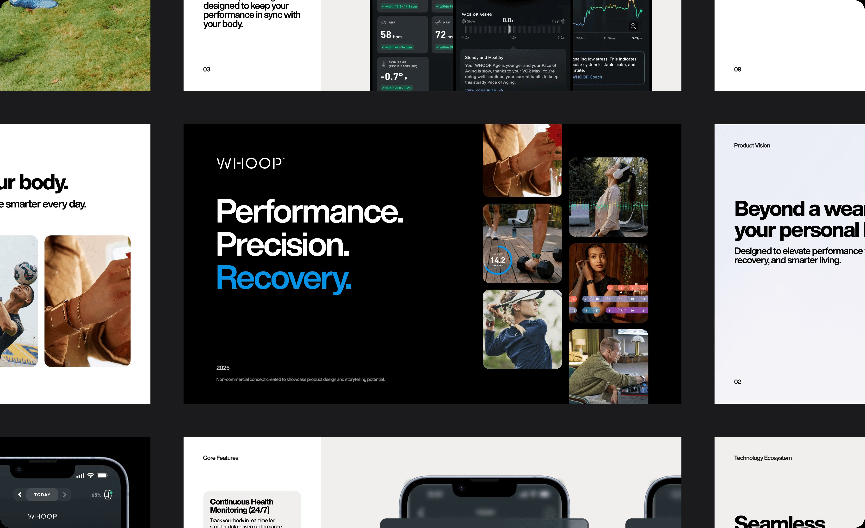 WHOOP product vision concept slide